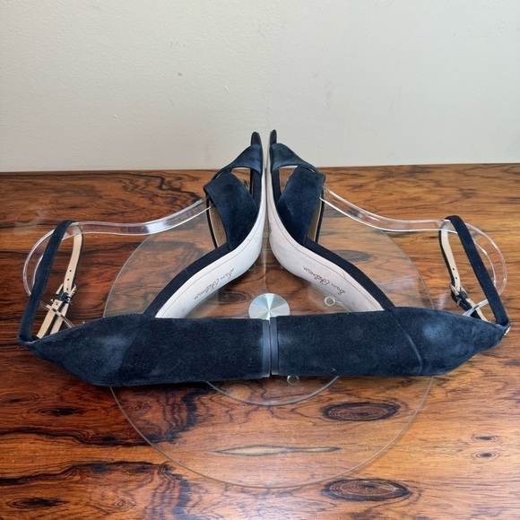 NEW Sam Edelman Yancy black Suede Heel Sandals - Picture 10 of 14
